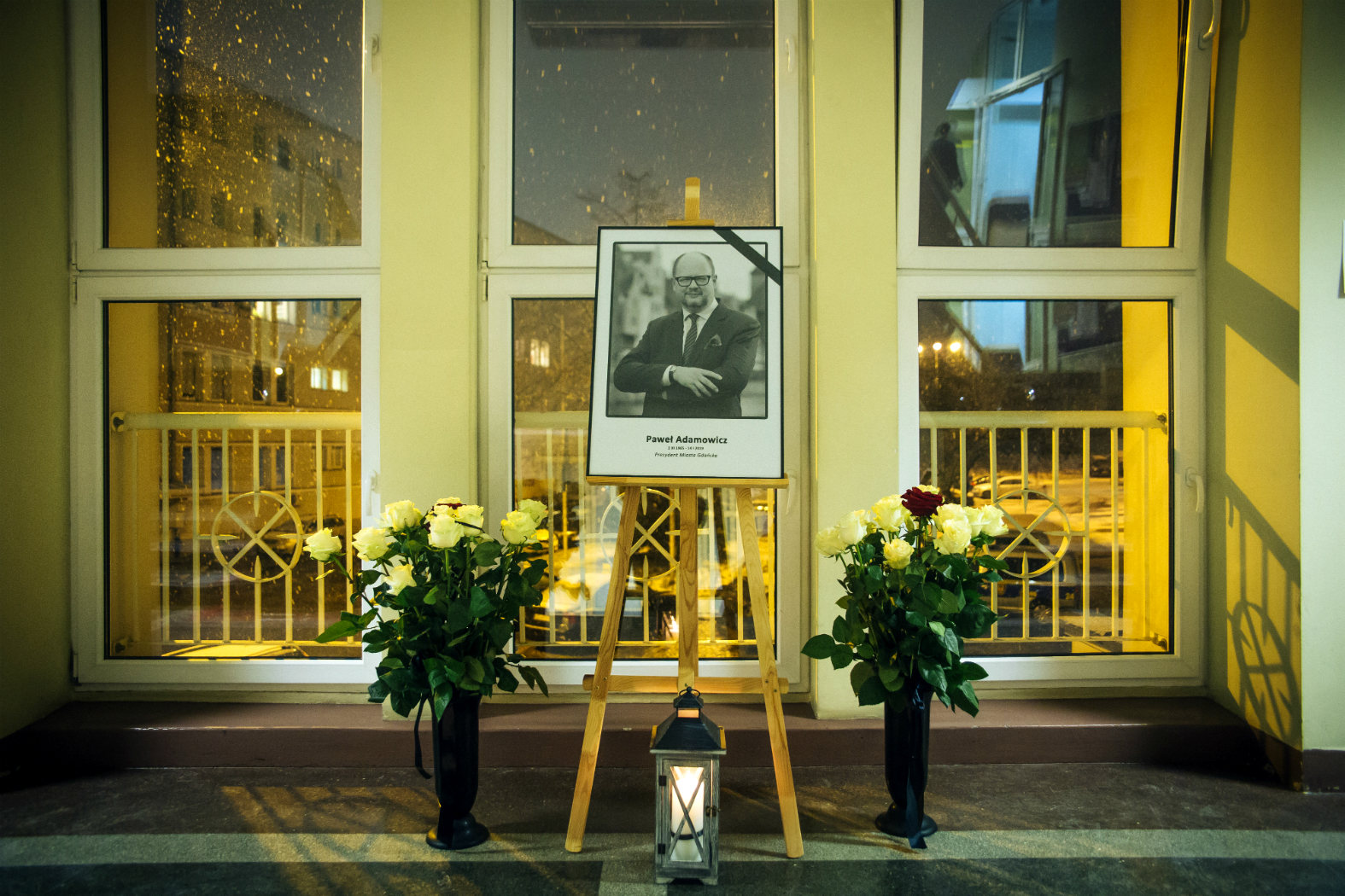 Portret Pawła Adamowicza, Urząd Miejski w Gdańsku